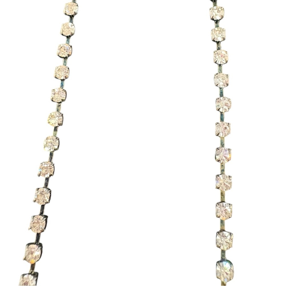 Loren Ralph Loren Silver Rhinestone Necklace - Picture 4 of 8